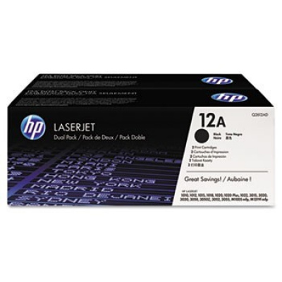 HP 12A Q2612AD двойна опаковка черен (black) оригинален тонер