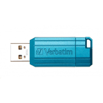 Verbatim 49068 Флаш памет Hi-Speed Store 'n' Go, 16GB, Пинстрип, USB 2.0, Карибско синьо