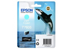 Epson T7605 T76054010 светло циан (light cyan) оригинална касета