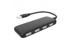 USB (2.0) hub 4-port, DHC-CT110C, черен Hewlett-Packard