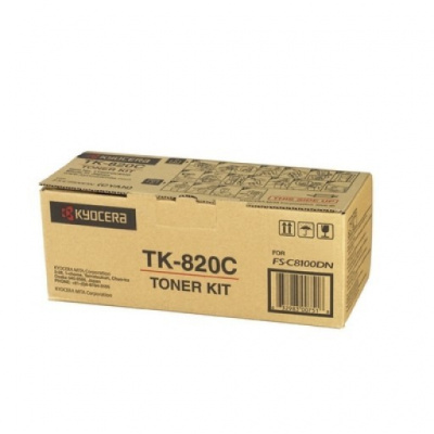 Kyocera Mita TK-820C лазурен (cyan) оригинален тонер