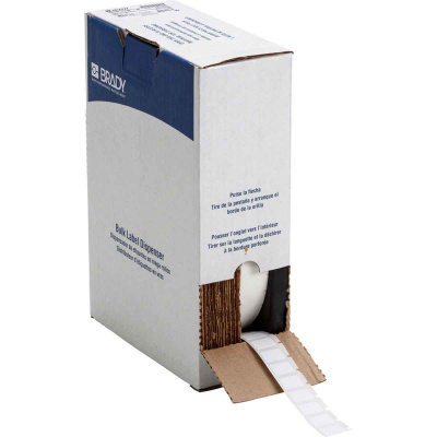 Brady BM-11-499 / 173443, Bulk Пластмасови етикети за дрехи, 19.05 mm x 12.70 mm