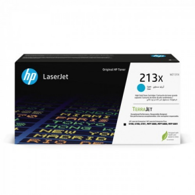 HP 213Y W2131Y лазурен (cyan) оригинален тонер