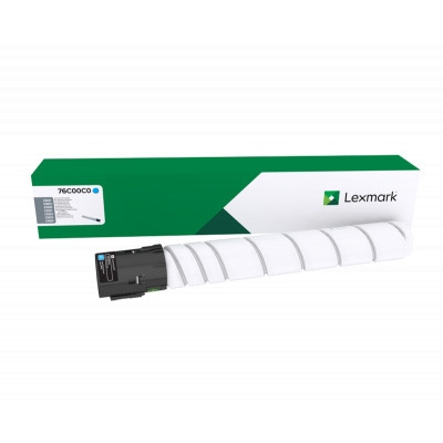 Lexmark 76C00C0 лазурен (cyan) оригинален тонер