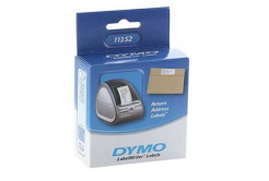 Dymo 11352, S0722520, 25мм x 54мм, бели хартиени етикети за обратен адрес