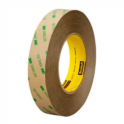 3M 93020LE Двустранно лепяща лента с PET носител, прозрачна, деб. 0,2 mm 25 mm x 55 m