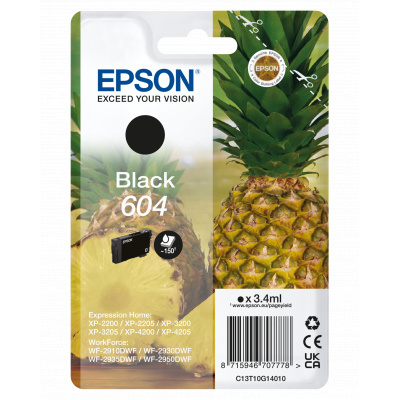 Epson 604 T10G140 C13T10G14010 черен (black) оригинална касета