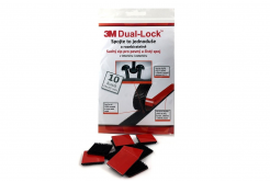 3M Dual-Lock, черно, опаковка = 10 квадратчета 25 x 25 мм