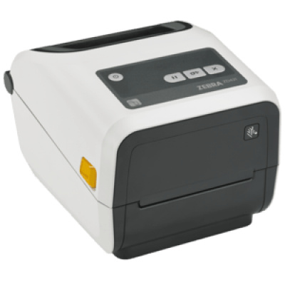 Zebra ZD421-HC ZD4AH42-D0EX02EZ принтер за етикети, 8 dots/mm (203 dpi), RTC, USB, USB Host, BT, Wi-Fi, kit (USB), white