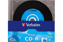VERBATIM CD-R(10-Pack)Slim/винил/DLP/52x/700MB