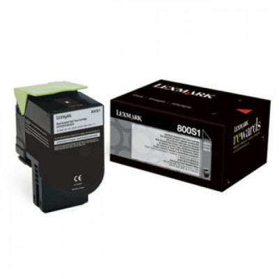 Lexmark 80C0S10 черен (black) оригинален тонер