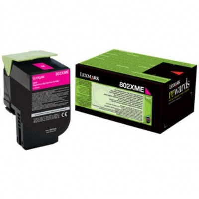 Lexmark 80C2XME магента (magenta) оригинален тонер