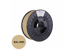 C-Tech 3DF-P-PETG1.75-1001 3D филамент, ПРЕМИУМ ЛИНИЯ, PETG, Бежов, RAL1001, 1,75 мм, 1 кг