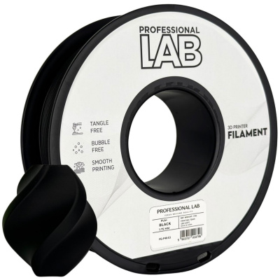 Professional Lab FG-P46-E1, 3D филамент, PLA+, 1,75mm, 1000g, Черен (Black)