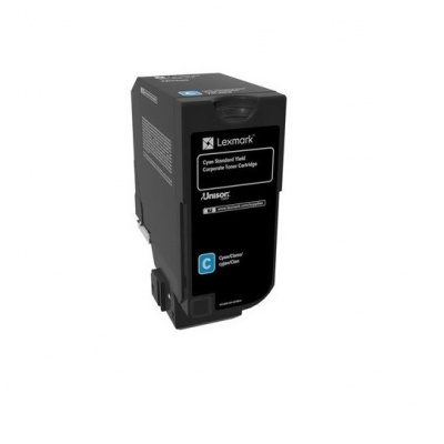 Lexmark 74C2SCE лазурен (cyan) оригинален тонер
