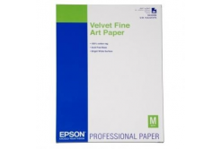 Epson Velvet Fine Art Paper S042096 C13S042096, 260 г/м2, A2, 25 бр., кадифе, бял, фотографска хартия