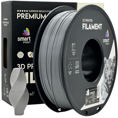 Smart Print FG-S14-E1, 3D филамент, HS-PLA, 1,75mm, 1000g, Сив (Grey)