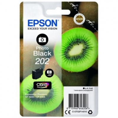 Epson 202 T02F14010 снимка черен (photo black) оригинална касета