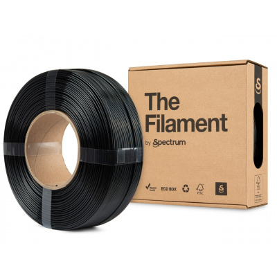 "The Filament" by Spectrum TF-24253, ReFill, PETG Lite, 1,75mm, 1000g, Черен (Black)