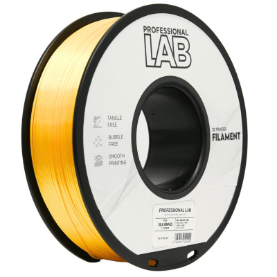 Professional Lab FG-P160-E1, 3D филамент, PLA Silk, 1,75mm, 1000g, Жълт (Brass)