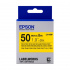 Epson LabelWorks LK-9YBVN C53S659004 50мм x 7м, черно копиране / жълт фон, винилова, оригинален лента
