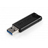 VERBATIM Flash Disk PinStripe USB 3.0, 32GB - черен
