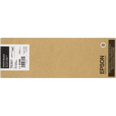 Epson T636100 photo черен (photo black) оригинална касета