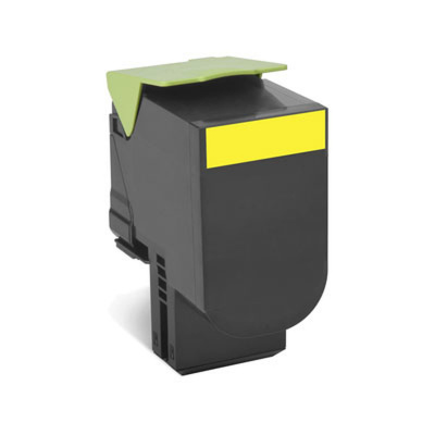 Lexmark 80C2HY0 жълт (yellow) съвместим тонер