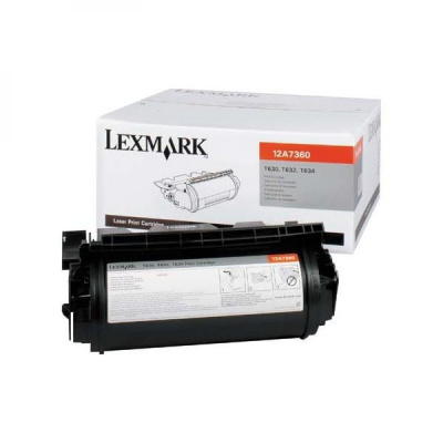 Lexmark 12A7360 черен (black) оригинален тонер