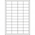 Самозалепващи етикети 48,5 x 25,4 mm, 44 етикети A4, 100 листа