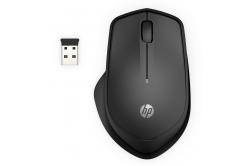HP 285 Silent Wireless Mouse/Kancelářská/Optická/Pro praváky/1 200 DPI/Bezdrátová USB/Černá