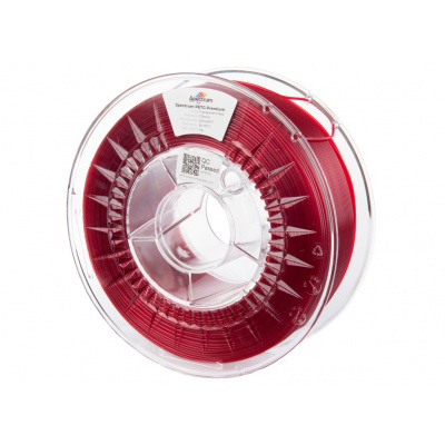 Spectrum 80050 3D филамент, Premium PET-G, 1,75mm, 1000g, Прозрачно червен (Transparent red)