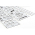 Partex EPL100030LR4C 100x30мм, жълто, 500 бр, EPL панелен етикет