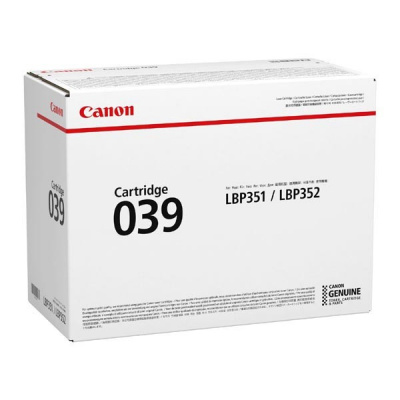 Canon CRG-039 0287C001 черен (black) оригинален тонер