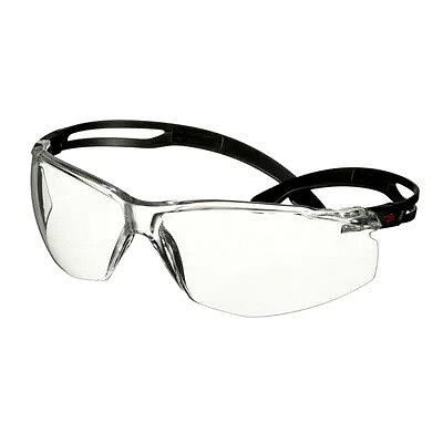 3M Защитни очила SecureFit 500, черна рамка, прозрачен визьор SF501AF-BLK-EU (AS/AF)
