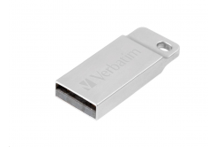 VERBATIM Flash Disk 64GB Metal Executive, USB 2.0, сребро
