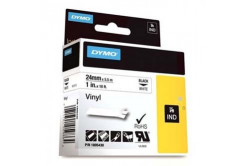 Dymo Rhino 1805430, 24mm x 5,5m, черен печат/бял фон, оригинална лента