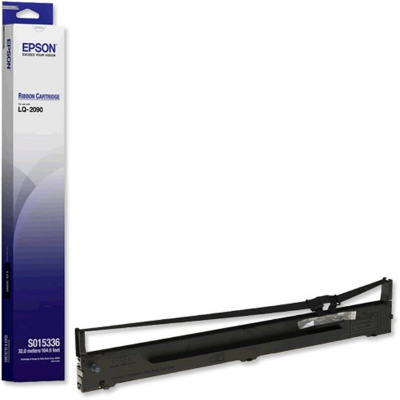 Epson C13S015337, черно, оригинална боядисваща лента