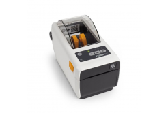 Zebra ZD411 Здравеопазване ZD4AH23-D0EW02EZ DT, 12 точки/мм (300 dpi), принтер за етикети, RTC, USB, USB Host, BT, Wi-Fi, EPLII, ZPLII, комплект (USB), бял (Наследник GC420t)