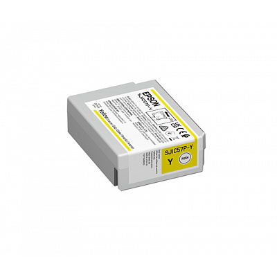 Epson SJIC57P-Y C13T58J440 за ColorWorks, жълта (yellow) оригинална касета