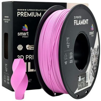 Smart Print FG-S48-E1, 3D филамент, PLA+, 1,75mm, 1000g, Розов (New pink)