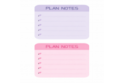 Niimbot A2A88398001, 50x75mm, 100бр., списък със задачи, цветен самозалепващи се етикети