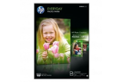 HP Everyday Glossy Photo Paper Q2510A, 200 г/м2, A4, 100 бр., лъскав, мастиленоструен, бял, фотографска хартия