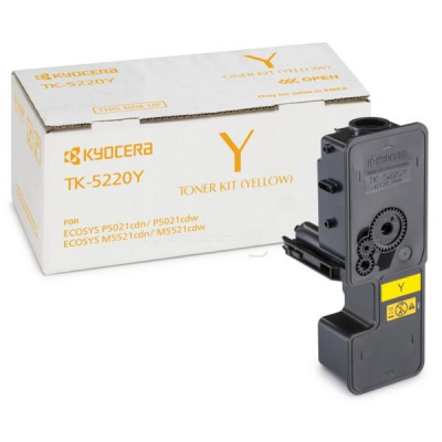 Kyocera Mita TK-5220Y жълт (yellow) оригинален тонер