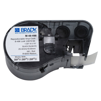 Brady M-48-498 / 131586, етикети 25.40 mm x 19.05 mm