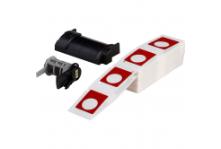 Brady M6-05-7593-RD / 312118, Етикети за подмяна на гравирани табели, 30.00 mm x 40.00 mm