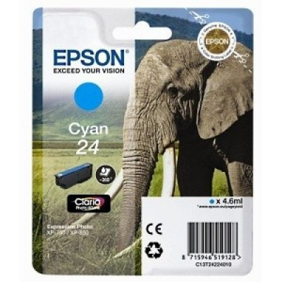Epson T24224012, T2422 циан (cyan) оригинална касета