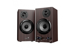 Genius reproduktory SP-HF520BT, 20W, hnědý, dřevěné, AUX/Bluetooth 5.3