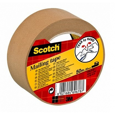 3M Scotch Хартиена опаковъчна лента, 50 мм x 50 м (P5050)