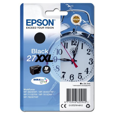 Epson 27XXL C13T27914012 черен (black) оригинална касета